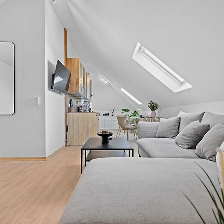 Stilvolle Wohnung: Private Dachterrasse - Zentral Augsburg Ngoại thất bức ảnh