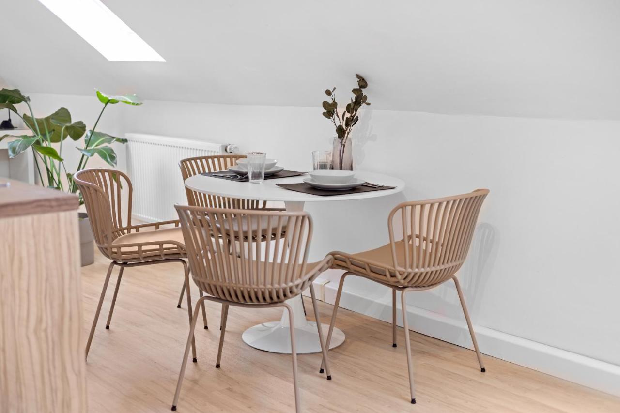 Stilvolle Wohnung: Private Dachterrasse - Zentral Augsburg Ngoại thất bức ảnh